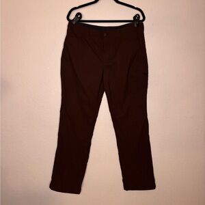 Eddie Bauer Fleece-Lined Pants Women’s 14 | Brown Loganberry